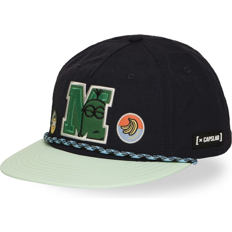 casquette-plate-noire-et-verte-snapback-minion-dm1-euhb-moi-moche-et-mechant-capslab casquette-plate-noire-et-verte-snapback-minion-dm1-euhb-moi-moche-et-mechant-capslab