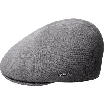 Kangol Bamboo 507 Charcoal Dark Grey Flat Cap