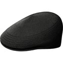 kangol-tropic-507-ventair-black-flat-cap