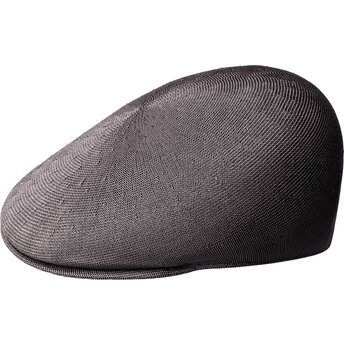 Kangol Seamless Tropic 507 Charcoal Dark Grey Flat Cap