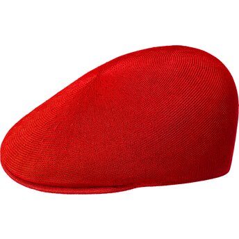 Kangol Seamless Tropic 507 Scarlet Red Flat Cap