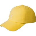 gorra-curva-amarilla-ajustable-washed-baseball-lemon-sorbet-de-kangol