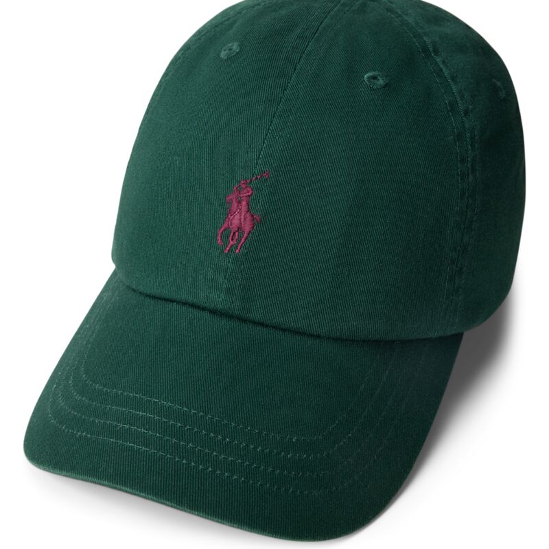 casquette-courbee-verte-fonce-ajustable-avec-logo-grenat-cotton-chino-classic-sport-polo-ralph-lauren casquette-courbee-verte-fonce-ajustable-avec-logo-grenat-cotton-chino-classic-sport-polo-ralph-lauren