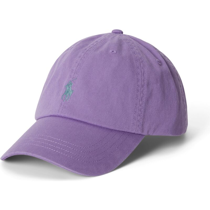 casquette-courbee-violette-ajustable-avec-logo-grise-cotton-chino-classic-sport-polo-ralph-lauren casquette-courbee-violette-ajustable-avec-logo-grise-cotton-chino-classic-sport-polo-ralph-lauren