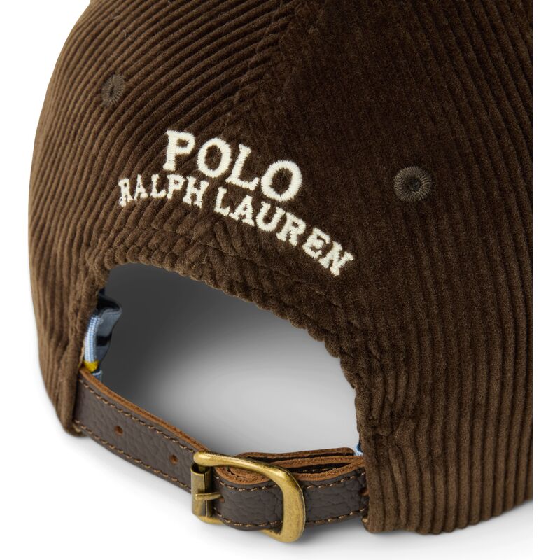 casquette-courbee-marron-ajustable-corduroy-polo-ralph-lauren casquette-courbee-marron-ajustable-corduroy-polo-ralph-lauren