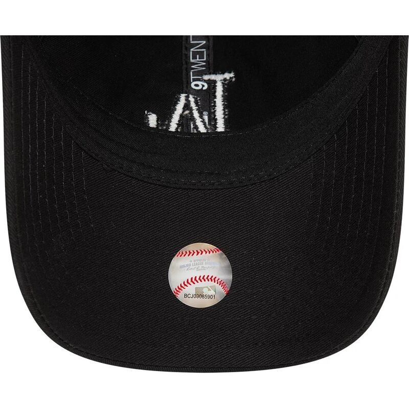 new-era-curved-brim-black-logo-9twenty-league-essential-los-angeles-dodgers-mlb-black-adjustable-cap new-era-curved-brim-black-logo-9twenty-league-essential-los-angeles-dodgers-mlb-black-adjustable-cap