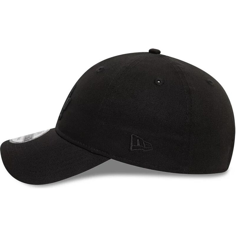 new-era-curved-brim-black-logo-9twenty-league-essential-los-angeles-dodgers-mlb-black-adjustable-cap new-era-curved-brim-black-logo-9twenty-league-essential-los-angeles-dodgers-mlb-black-adjustable-cap