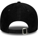 casquette-courbee-noire-ajustable-pour-femme-avec-logo-noir-9forty-cord-new-york-yankees-mlb-new-era