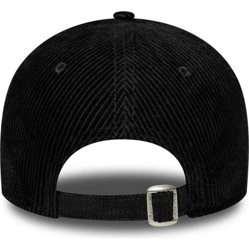 casquette-courbee-noire-ajustable-pour-femme-avec-logo-noir-9forty-cord-new-york-yankees-mlb-new-era