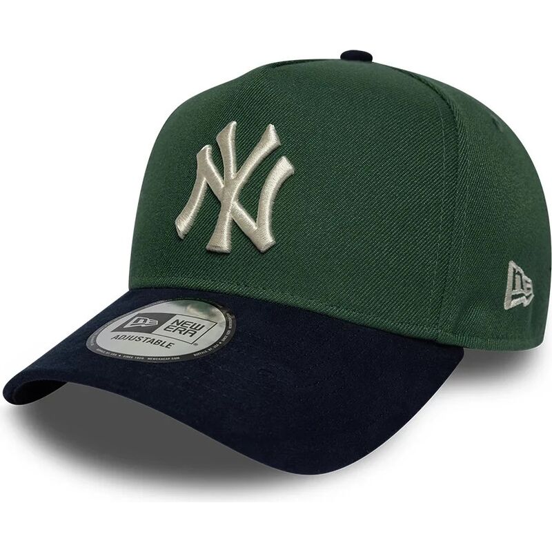new-era-curved-brim-e-frame-suede-visor-new-york-yankees-mlb-green-and-navy-blue-snapback-cap new-era-curved-brim-e-frame-suede-visor-new-york-yankees-mlb-green-and-navy-blue-snapback-cap