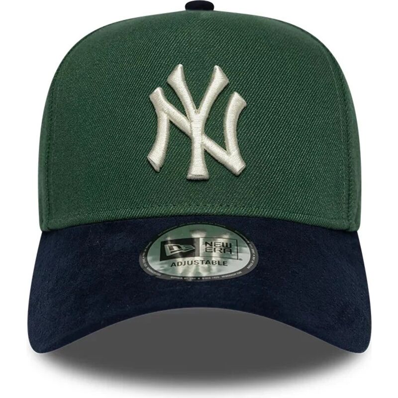 new-era-curved-brim-e-frame-suede-visor-new-york-yankees-mlb-green-and-navy-blue-snapback-cap new-era-curved-brim-e-frame-suede-visor-new-york-yankees-mlb-green-and-navy-blue-snapback-cap