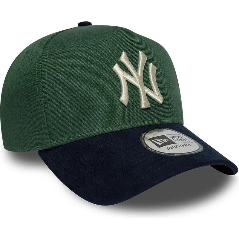 new-era-curved-brim-e-frame-suede-visor-new-york-yankees-mlb-green-and-navy-blue-snapback-cap new-era-curved-brim-e-frame-suede-visor-new-york-yankees-mlb-green-and-navy-blue-snapback-cap
