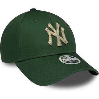 New Era Curved Brim Women 9FORTY Metallic New York...