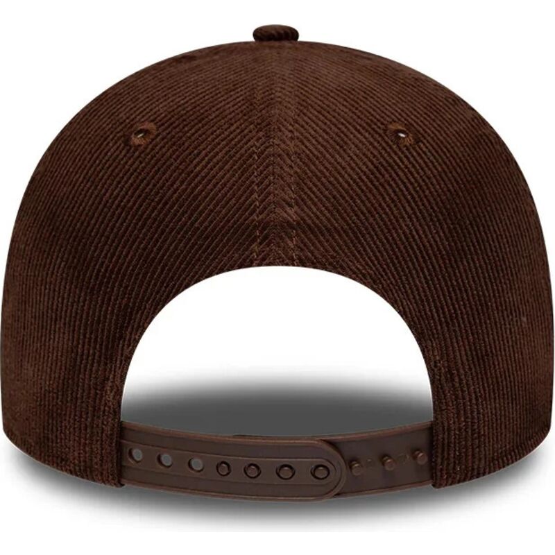 casquette-courbee-marron-snapback-9forty-entry-cord-los-angeles-dodgers-mlb-new-era