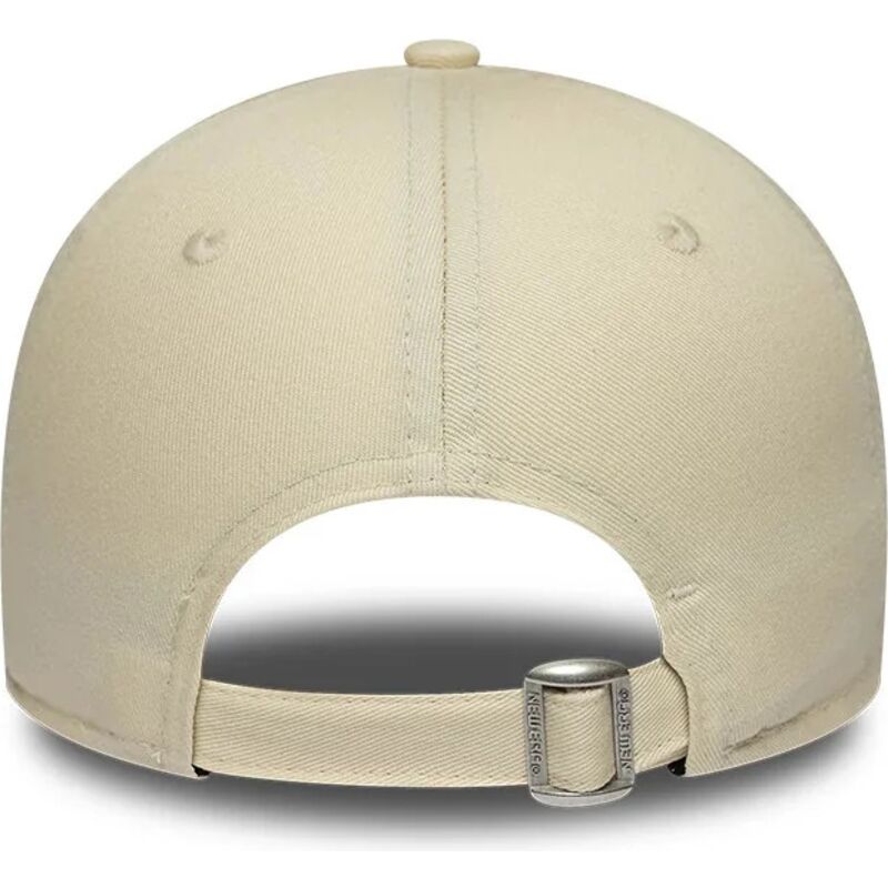 casquette-courbee-beige-ajustable-pour-femme-avec-logo-noir-9forty-infill-los-angeles-dodgers-mlb-new-era