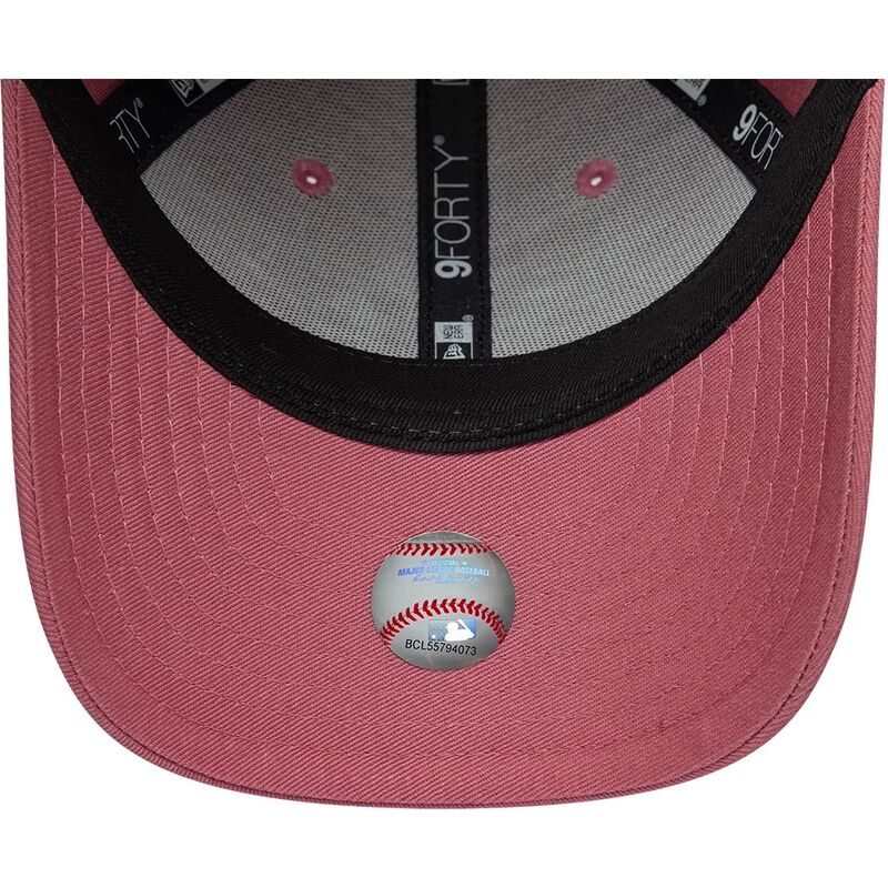 new-era-curved-brim-youth-9forty-space-new-york-yankees-mlb-pink-adjustable-cap