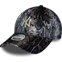 new-era-curved-brim-women-9forty-snake-print-new-york-yankees-mlb-multicolor-adjustable-cap