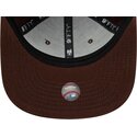 new-era-flat-brim-9fifty-original-fit-league-essential-new-york-yankees-mlb-brown-snapback-cap