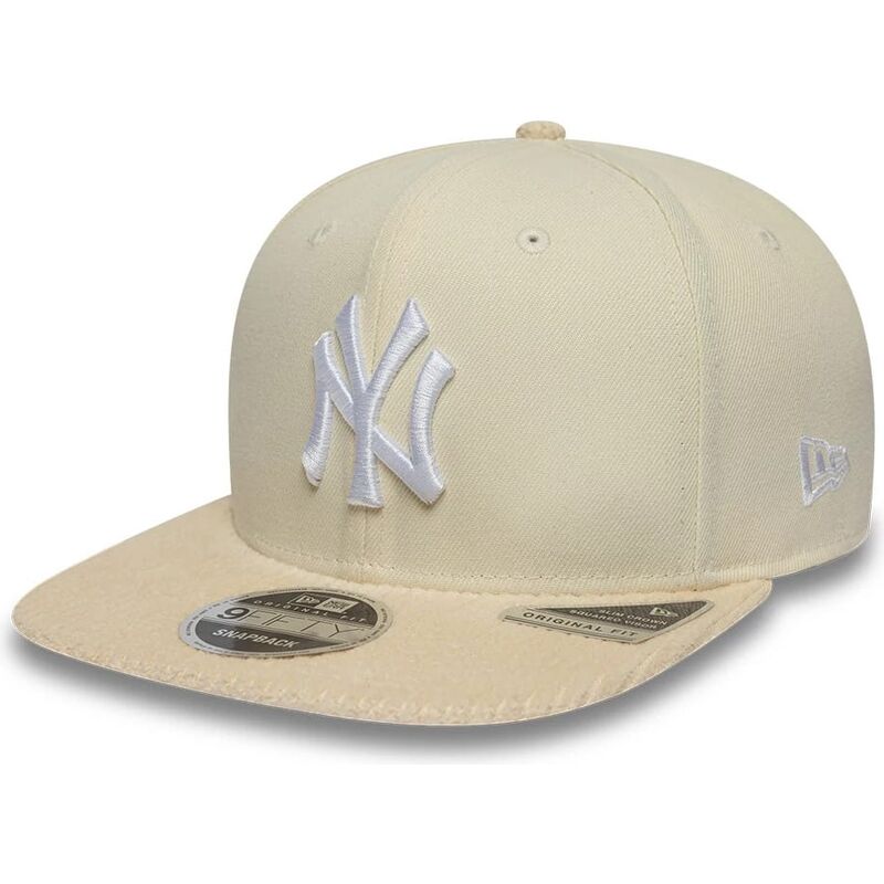 casquette-plate-beige-snapback-9fifty-cord-visor-new-york-yankees-mlb-new-era