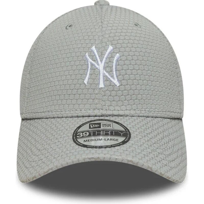 new-era-curved-brim-white-logo-39thirty-stretch-mesh-new-york-yankees-mlb-grey-fitted-cap new-era-curved-brim-white-logo-39thirty-stretch-mesh-new-york-yankees-mlb-grey-fitted-cap