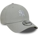 new-era-curved-brim-white-logo-39thirty-stretch-mesh-new-york-yankees-mlb-grey-fitted-cap