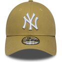 new-era-curved-brim-9forty-league-essential-new-york-yankees-mlb-khaki-adjustable-cap