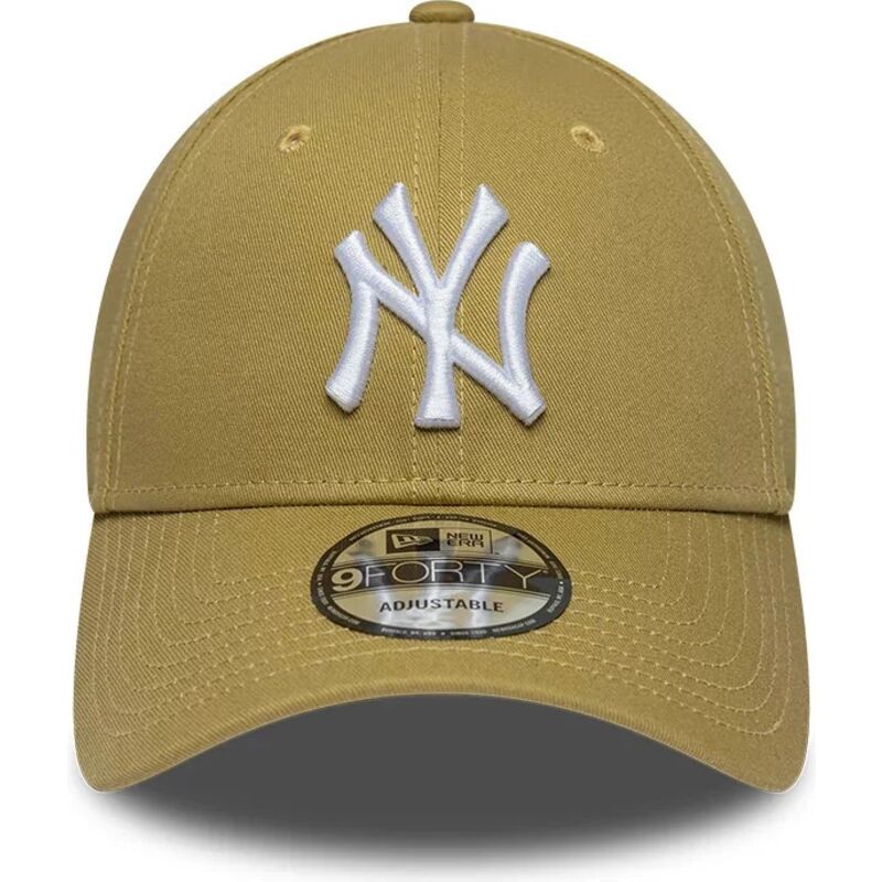 casquette-courbee-khaki-ajustable-9forty-league-essential-new-york-yankees-mlb-new-era