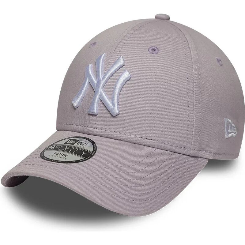 casquette-courbee-violette-claire-ajustable-pour-enfant-9forty-league-essential-new-york-yankees-mlb-new-era