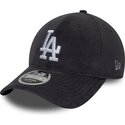 new-era-curved-brim-9forty-m-crown-fleece-los-angeles-dodgers-mlb-grey-snapback-cap