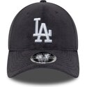 casquette-courbee-grise-snapback-9forty-m-crown-fleece-los-angeles-dodgers-mlb-new-era