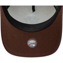 new-era-curved-brim-women-9forty-m-crown-fabric-mix-new-york-yankees-mlb-beige-and-brown-adjustable-cap