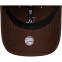 casquette-courbee-marron-ajustable-avec-logo-marron-9twenty-washed-midi-logo-los-angeles-dodgers-mlb-new-era