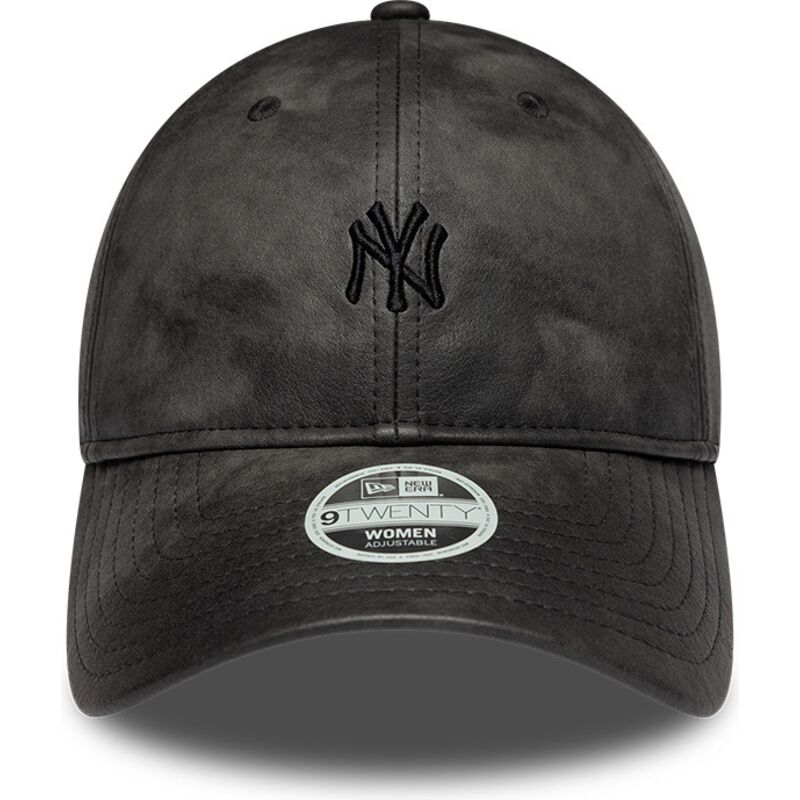 casquette-courbee-noire-ajustable-pour-femme-avec-logo-noir-9twenty-washed-pu-new-york-yankees-mlb-new-era casquette-courbee-noire-ajustable-pour-femme-avec-logo-noir-9twenty-washed-pu-new-york-yankees-mlb-new-era