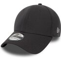 casquette-courbee-grise-fonce-ajustee-39thirty-basic-flag-new-era