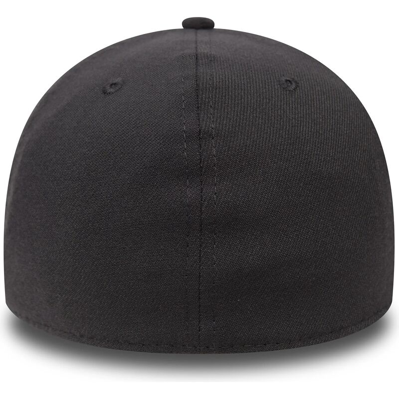 casquette-courbee-grise-fonce-ajustee-39thirty-basic-flag-new-era
