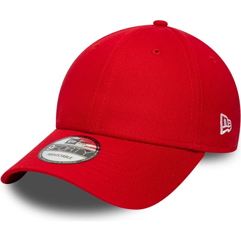new-era-curved-brim-9forty-basic-flag-red-adjustable-cap new-era-curved-brim-9forty-basic-flag-red-adjustable-cap