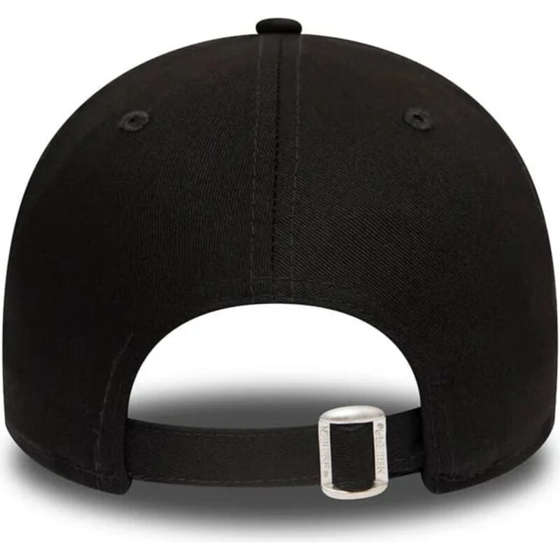 new-era-curved-brim-black-logo-9forty-league-essential-los-angeles-dodgers-mlb-black-adjustable-cap