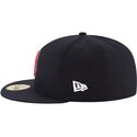 casquette-plate-bleue-marine-ajustee-59fifty-ac-perf-boston-red-sox-mlb-new-era