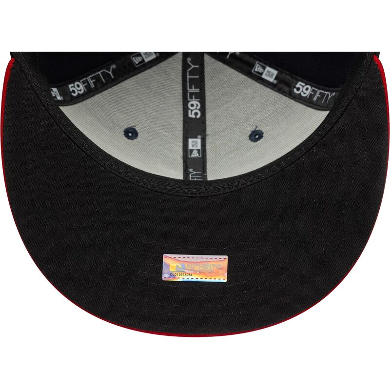 new-era-flat-brim-59fifty-ac-perf-atlanta-braves-mlb-navy-blue-and-red-fitted-cap new-era-flat-brim-59fifty-ac-perf-atlanta-braves-mlb-navy-blue-and-red-fitted-cap