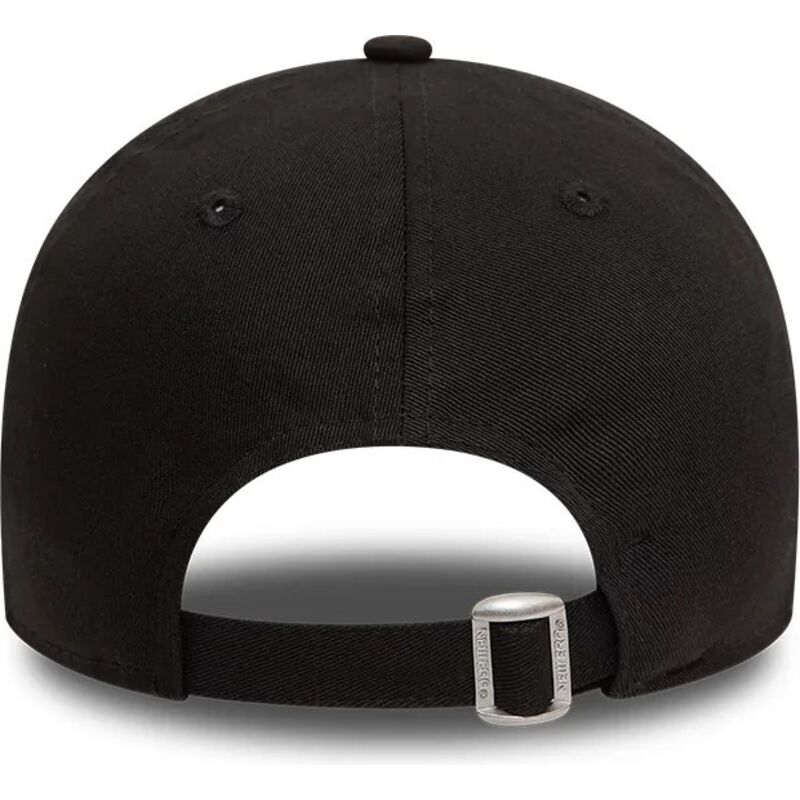 casquette-courbee-noire-ajustable-avec-logo-noir-9twenty-league-essential-new-york-yankees-mlb-new-era