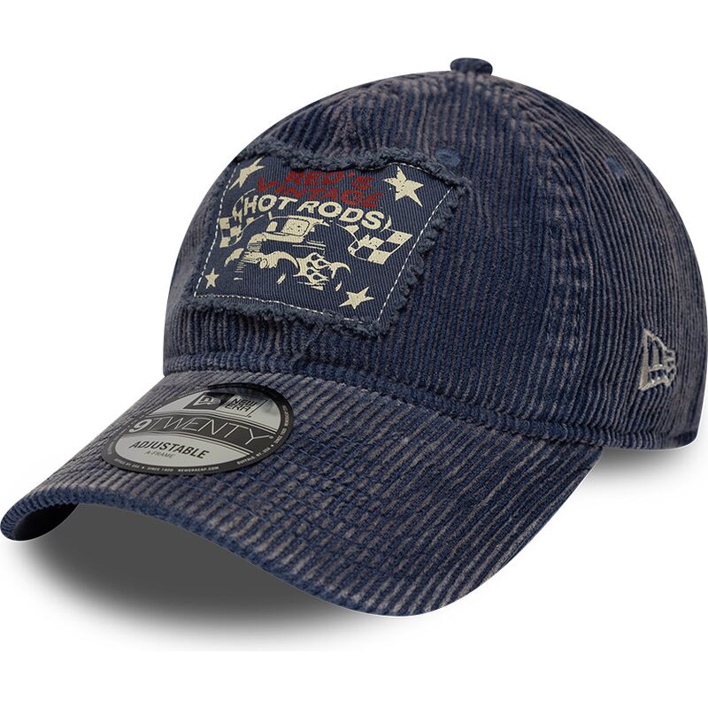 new-era-curved-brim-9twenty-patch-acid-cord-navy-blue-adjustable-cap new-era-curved-brim-9twenty-patch-acid-cord-navy-blue-adjustable-cap