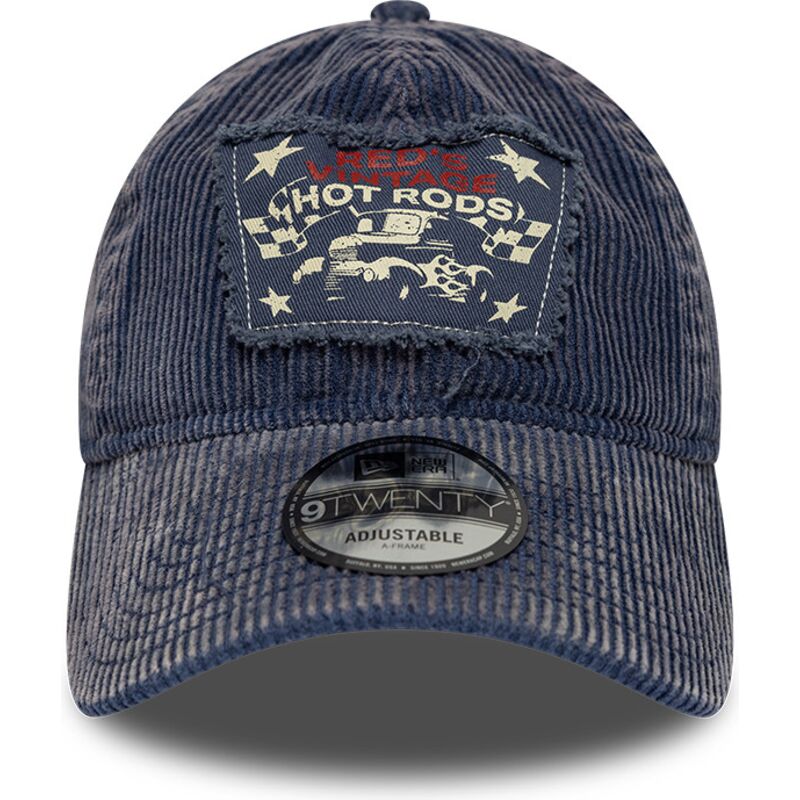 casquette-courbee-bleue-marine-ajustable-9twenty-patch-acid-cord-new-era