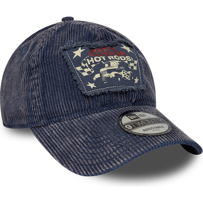 new-era-curved-brim-9twenty-patch-acid-cord-navy-blue-adjustable-cap new-era-curved-brim-9twenty-patch-acid-cord-navy-blue-adjustable-cap