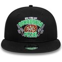 new-era-flat-brim-youth-9fifty-cowabunga-pizza-teenage-mutant-ninja-turtles-black-snapback-cap