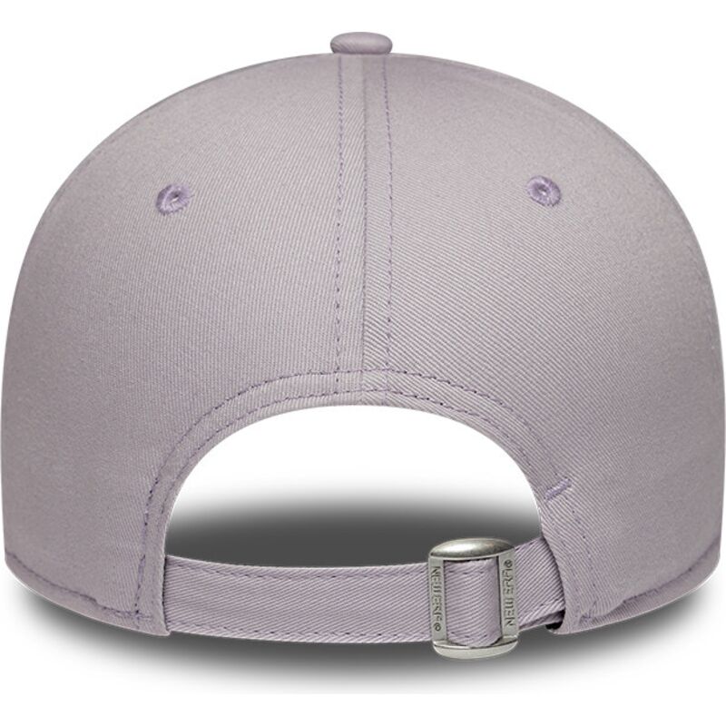 new-era-curved-brim-women-9forty-league-essential-los-angeles-dodgers-mlb-light-purple-adjustable-cap