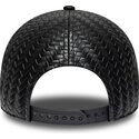 new-era-curved-brim-black-logo-9forty-pu-weave-new-york-yankees-mlb-black-snapback-cap
