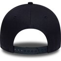 casquette-courbee-bleue-marine-snapback-avec-logo-rouge-e-frame-team-outline-new-york-yankees-mlb-new-era