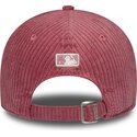 new-era-curved-brim-women-9forty-m-crown-chunky-cord-new-york-yankees-mlb-pink-adjustable-cap