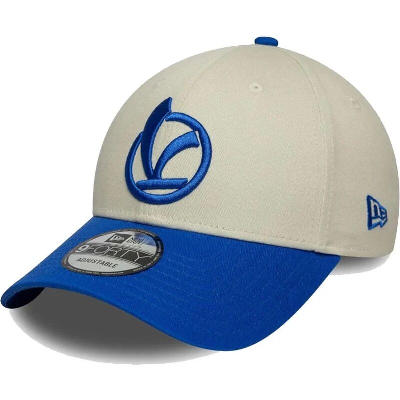 new-era-curved-brim-9forty-contrast-visor-vespa-piaggio-beige-and-blue-adjustable-cap