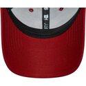 casquette-trucker-rouge-et-blanche-ajustable-9forty-league-associazione-sportiva-roma-serie-a-new-era